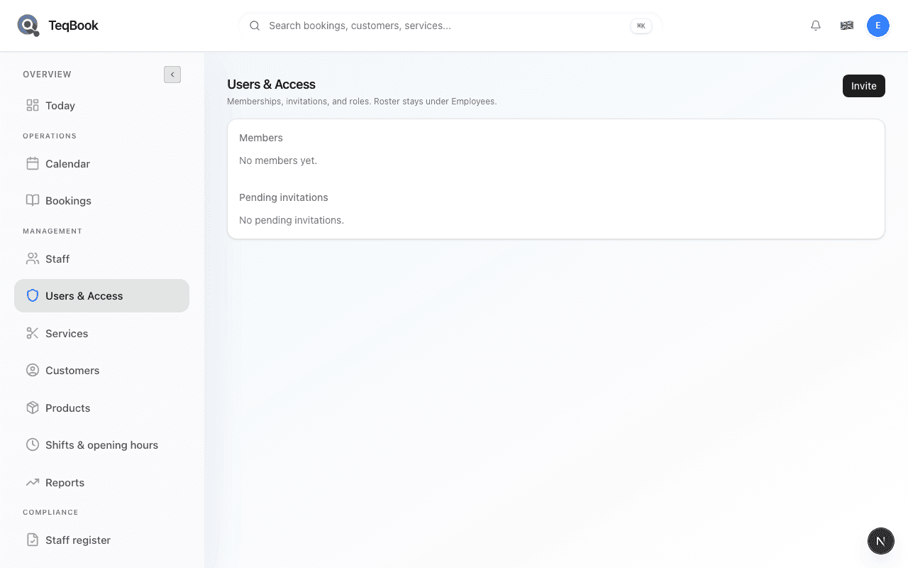 understand login roles screenshot