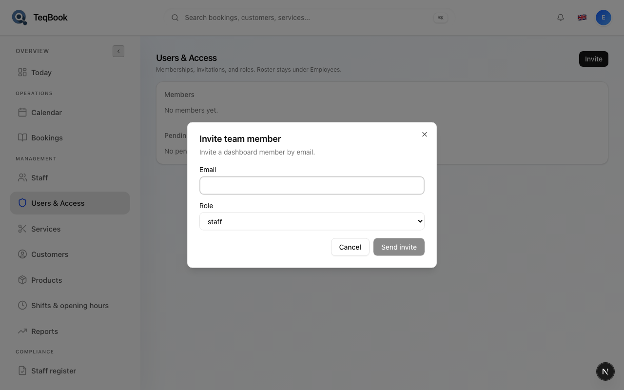 resend or revoke an invitation screenshot